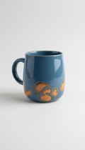 Steel Blue Custom Ceramic Mug – Personalised Coffee Mug